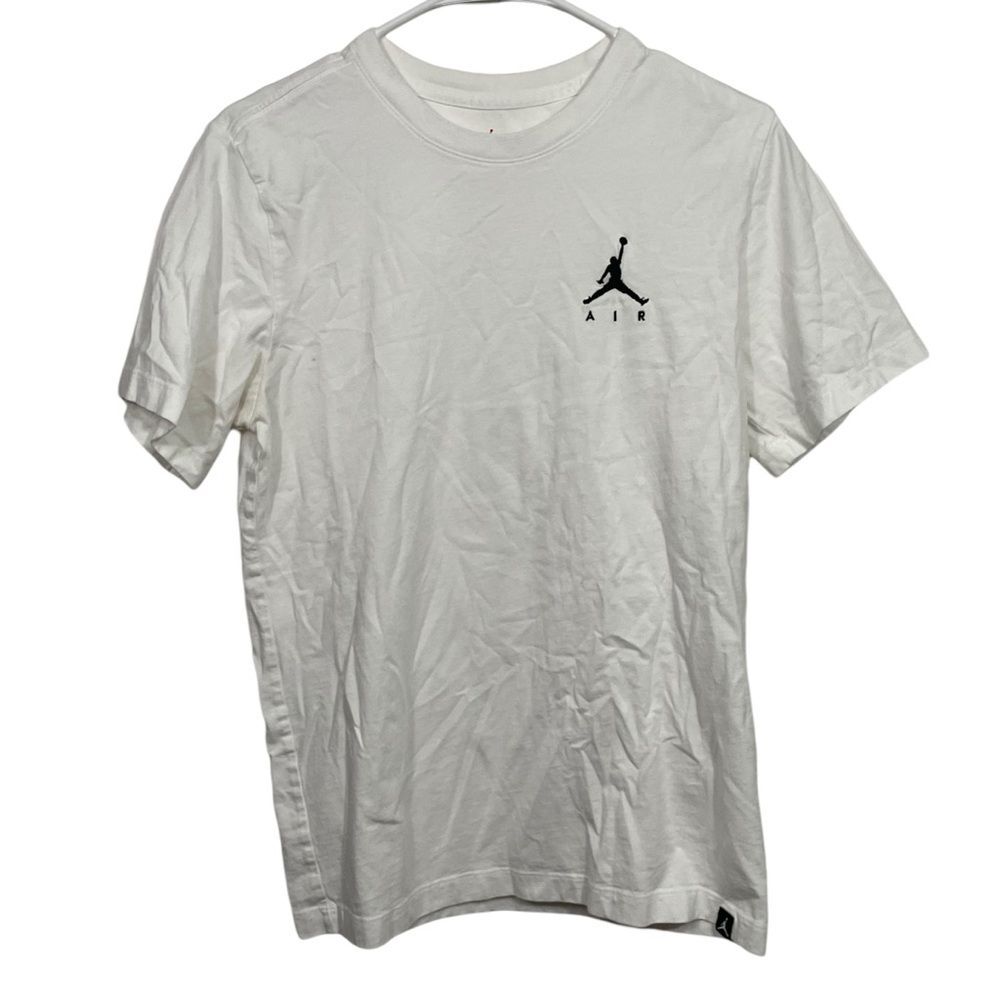 Jordan White Short Sleeve Athletic T-Shirt